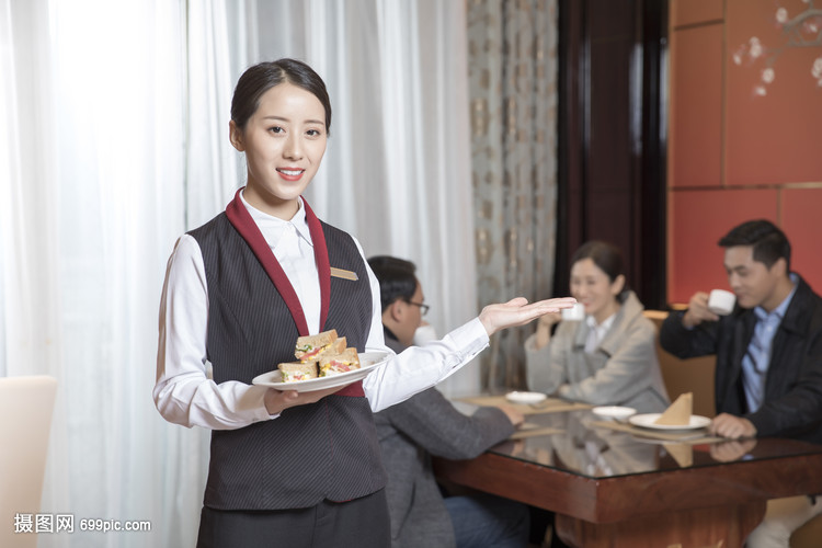 酒店服務員送餐服務